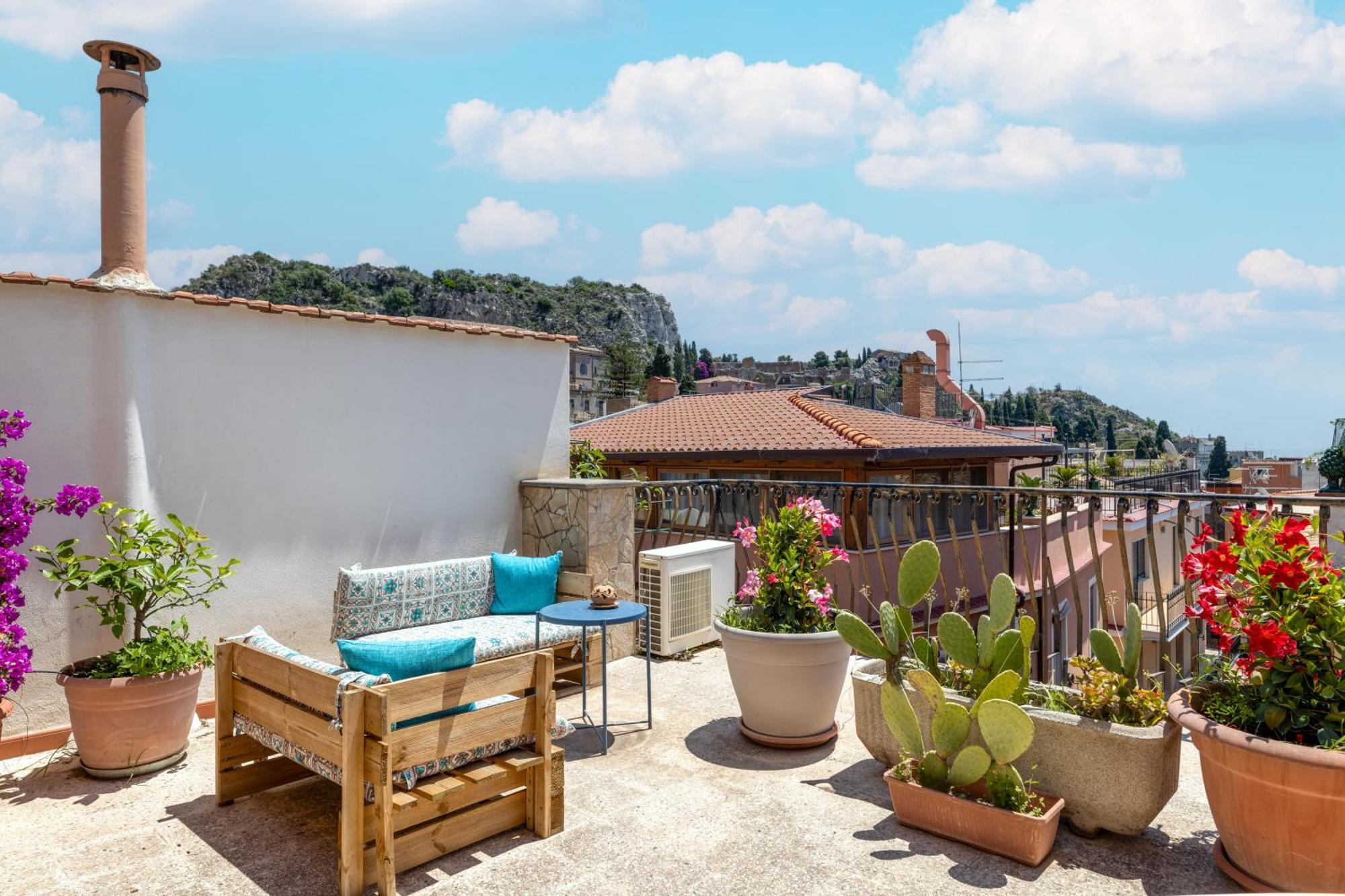 Apartament Medusa Exclusive Rooftop Taormina Zewnętrze zdjęcie